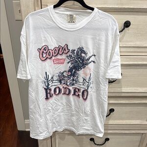 Comfort Colors White Coors Rodeo Tee
